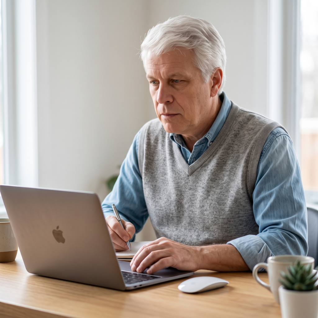 focused person working at a clean desk showing why productivity habits matter