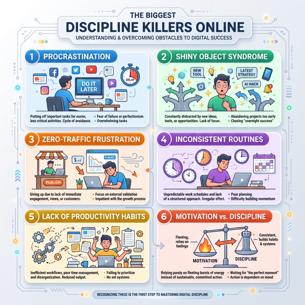The Biggest Discipline Killers online Chart showing some of The Biggest Discipline Killers online