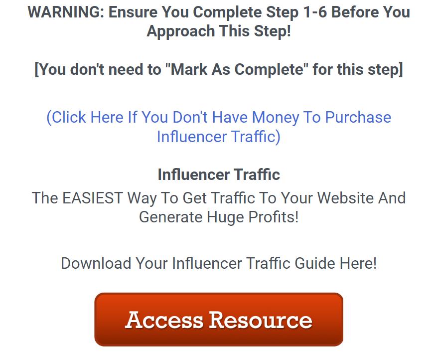 The Influencer Traffic Method Via PDF