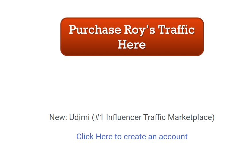 Purchase Roy's Traffic Via Solo Ads