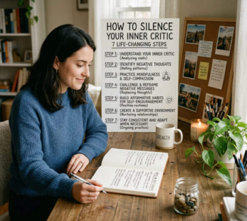How to silence your inner critic witih 7 life-changing steps